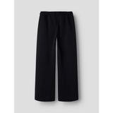 Name It Black Antique White Print Nkfria Wide Sweat Pants Bru Noos