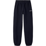 Name It Dark Sapphire Bright White Print Nkmrio Rlx Sweat Pants Bru Noos