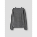 Name It Black Silver Lurex Nkfnayla Ls Top