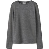 Name It Black Silver Lurex Nkfnayla Ls Top