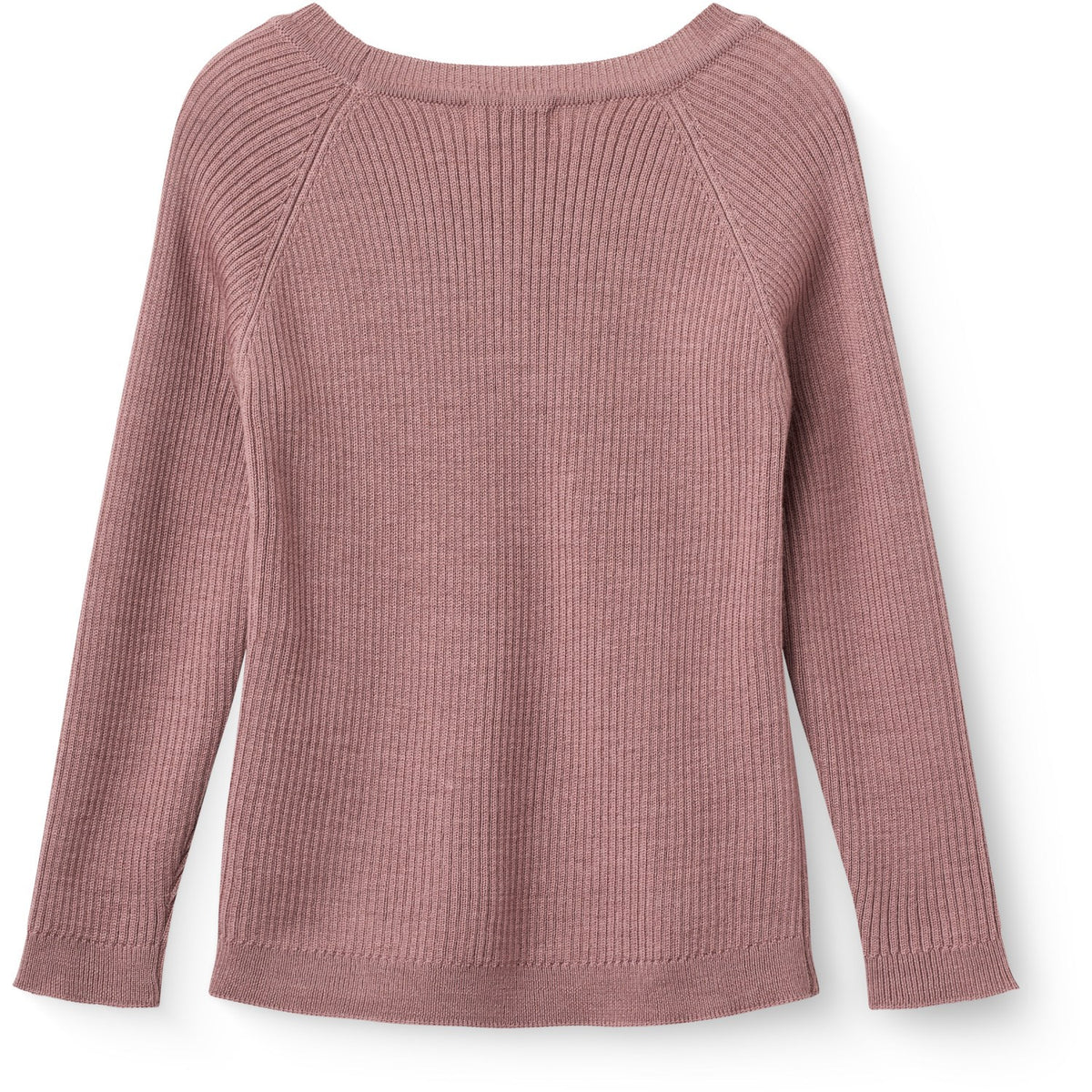 COPENHAGEN COLORS Winter Rose Merino Classic Rib Blouse