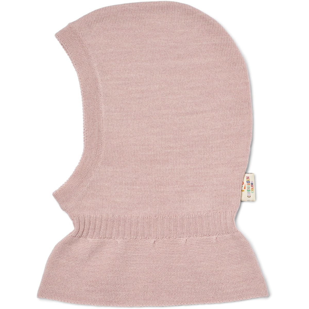 COPENHAGEN COLORS Violet Ice Lt. Knitted Merino Balaclava With Frill