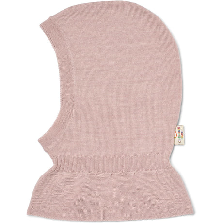 COPENHAGEN COLORS Violet Ice Lt. Knitted Merino Balaclava With Frill