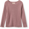 COPENHAGEN COLORS Winter Rose Merino Classic Rib Blouse