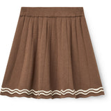 COPENHAGEN COLORS Walnut Comb. Knitted Tennis Skirt