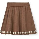 COPENHAGEN COLORS Walnut Comb. Knitted Tennis Skirt