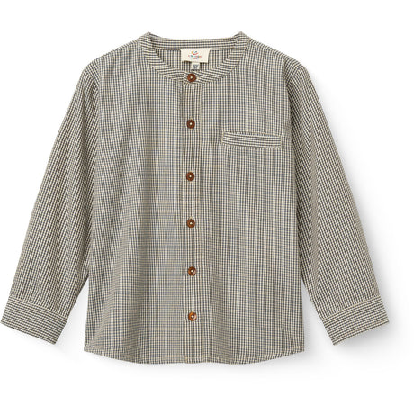 COPENHAGEN COLORS Endless Sky/ Brown Check Comb Check Shirt W. Placket