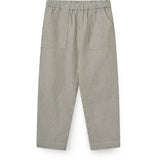 COPENHAGEN COLORS Endless Blue/Brown Check Comb Checkered Pant W. Adjustable Waist