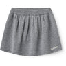 COPENHAGEN COLORS Grey Mel. Cashmere Skirt W. Emb.