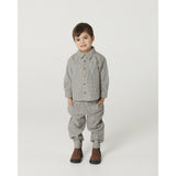 COPENHAGEN COLORS Endless Blue/Brown Check Comb Checkered Pant W. Adjustable Waist