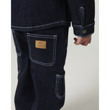 COPENHAGEN COLORS Raw Denim Denim Cargo Pants