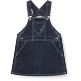 COPENHAGEN COLORS Raw Denim Organic Denim Spencer Dress W. Heart Pocket