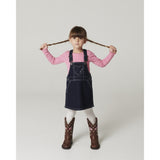 COPENHAGEN COLORS Raw Denim Organic Denim Spencer Dress W. Heart Pocket