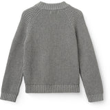 COPENHAGEN COLORS Grey Mel. Knitted Classic Rib Sweater