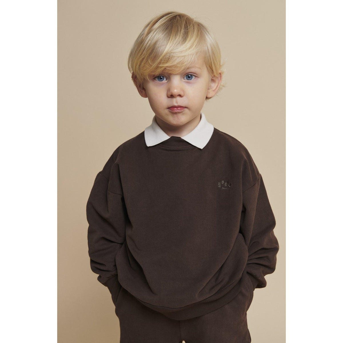 COPENHAGEN COLORS Brown Mel Classic Sweat Shirt