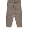 COPENHAGEN COLORS Natural Melange Merino Pattern Baby Leggings