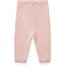 COPENHAGEN COLORS Soft Pink Merino Pattern Baby Leggings