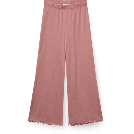 COPENHAGEN COLORS Winter Rose Modal Rib Wide Pants