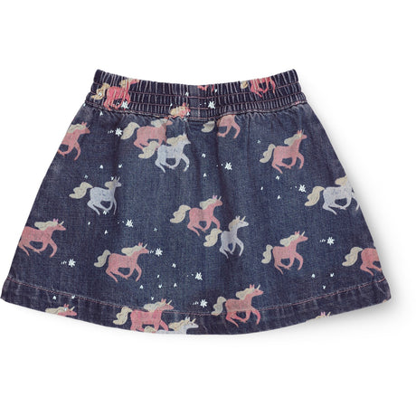 COPENHAGEN COLORS Dark Unicorn Wash Unicorn Denim Skirt