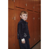COPENHAGEN COLORS Navy Corduroy Overshirt W. Emb.