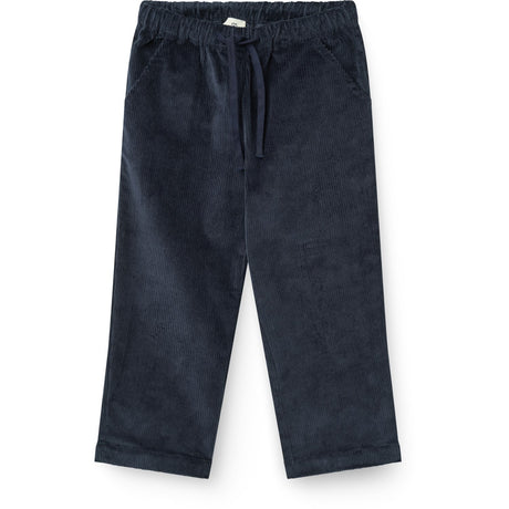 COPENHAGEN COLORS Navy Corduroy Pant W. Adj. Waist