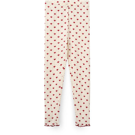 COPENHAGEN COLORS Heart Aop Crepe Leggings