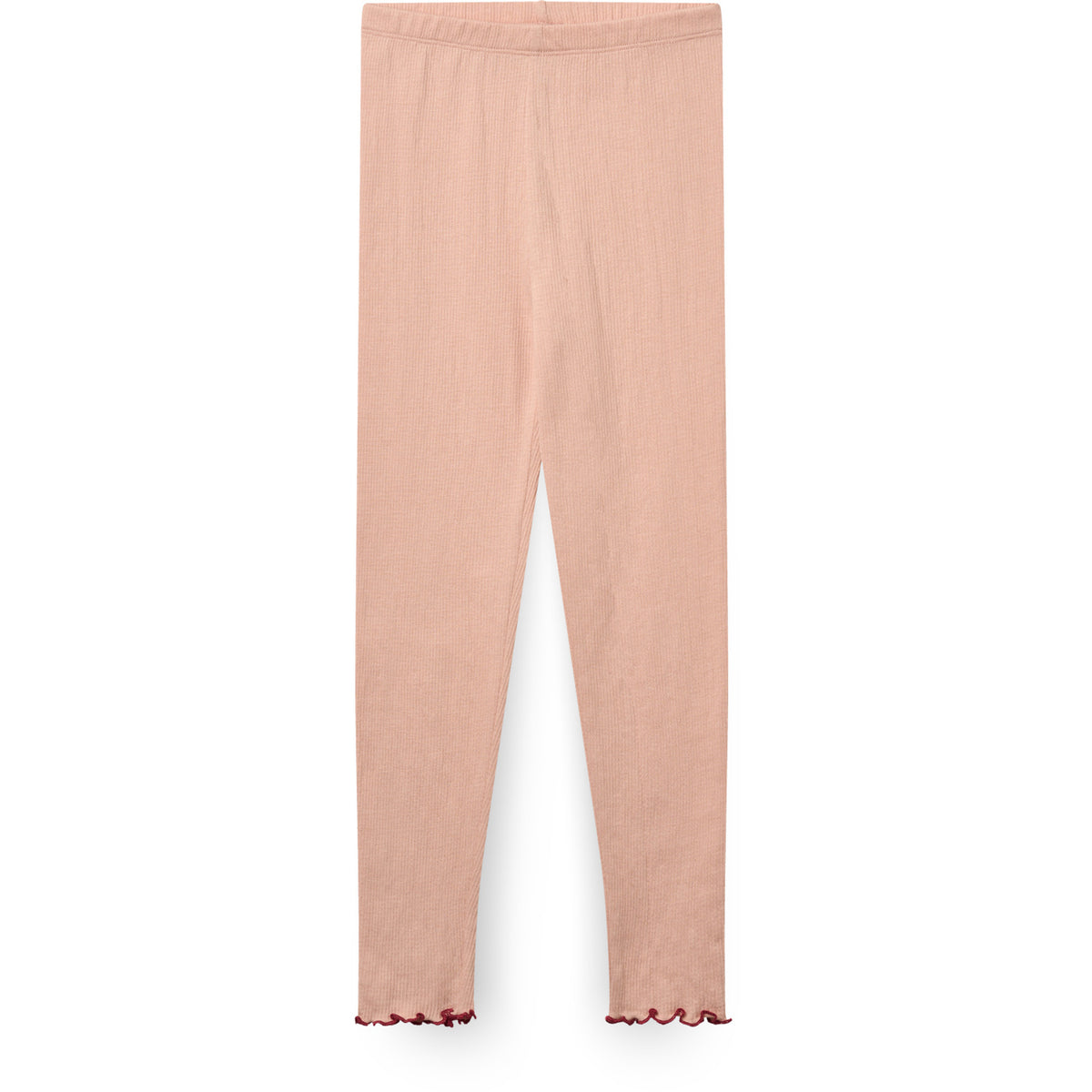 COPENHAGEN COLORS Mellow Rose Comb Crepe Leggings