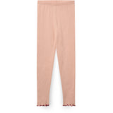 COPENHAGEN COLORS Mellow Rose Comb Crepe Leggings