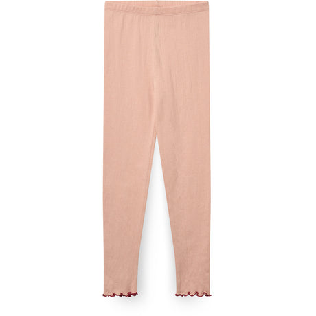 COPENHAGEN COLORS Mellow Rose Comb Crepe Leggings