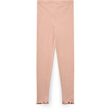 COPENHAGEN COLORS Mellow Rose Comb Crepe Leggings