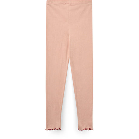 COPENHAGEN COLORS Mellow Rose Comb Crepe Leggings