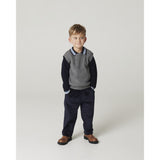 COPENHAGEN COLORS Grey Melange Merino Rib Vest