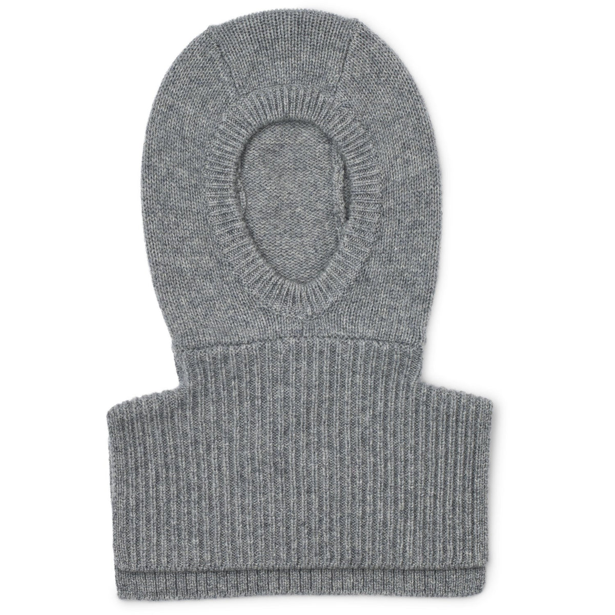 COPENHAGEN COLORS Grey Melange Cashmere Tube Balaclava