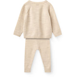 COPENHAGEN COLORS Pale Cream Melange Classic Merino Baby Set