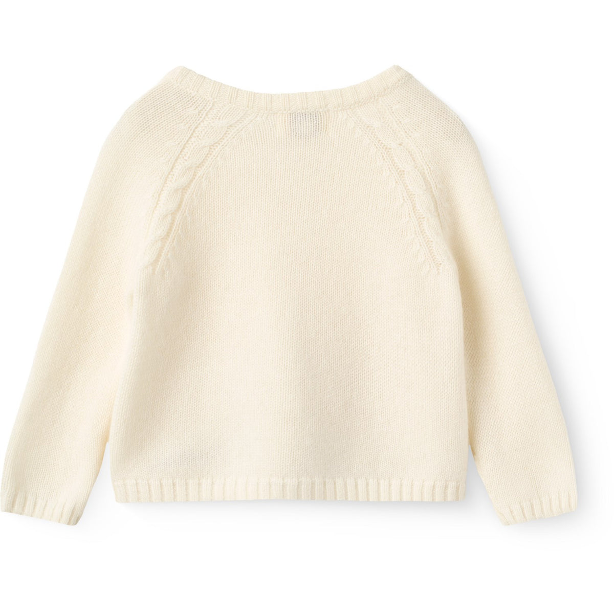 COPENHAGEN COLORS Cream Cashmere Baby Cardigan