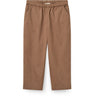COPENHAGEN COLORS Walnut Twill Pants With Pockets And Adj. Waist