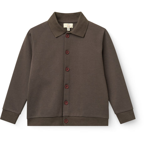 COPENHAGEN COLORS Dk. Brown Super Stretchy High School Cardigan