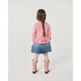 COPENHAGEN COLORS Block Spray Denim Skirt W. Block Spray
