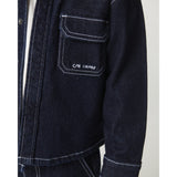 COPENHAGEN COLORS Raw Denim Organic Regular Denim Shirt