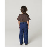 COPENHAGEN COLORS Indigo Blue Wash Denim Jeans W. Braid Waist - Wide Fit