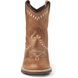 COPENHAGEN COLORS Cognac Bow Boot W. Warm Lining - Low