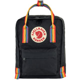 Fjällräven Black-Rainbow Pattern Kånken Rainbow Mini