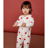 Petit Bateau MARSHMALLOW/TERKUIT Footless Sleepsuit