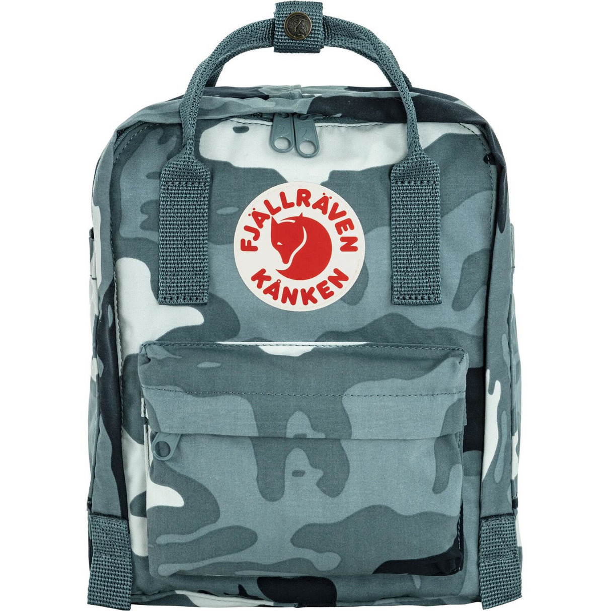 Fjällräven Nimbus Blue-Hidden Animals Kånken Graphics Mini