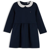 Tommy Hilfiger Dark Blue-Blue Lg Fit And Flare Dress