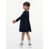 Tommy Hilfiger Dark Blue-Blue Lg Fit And Flare Dress