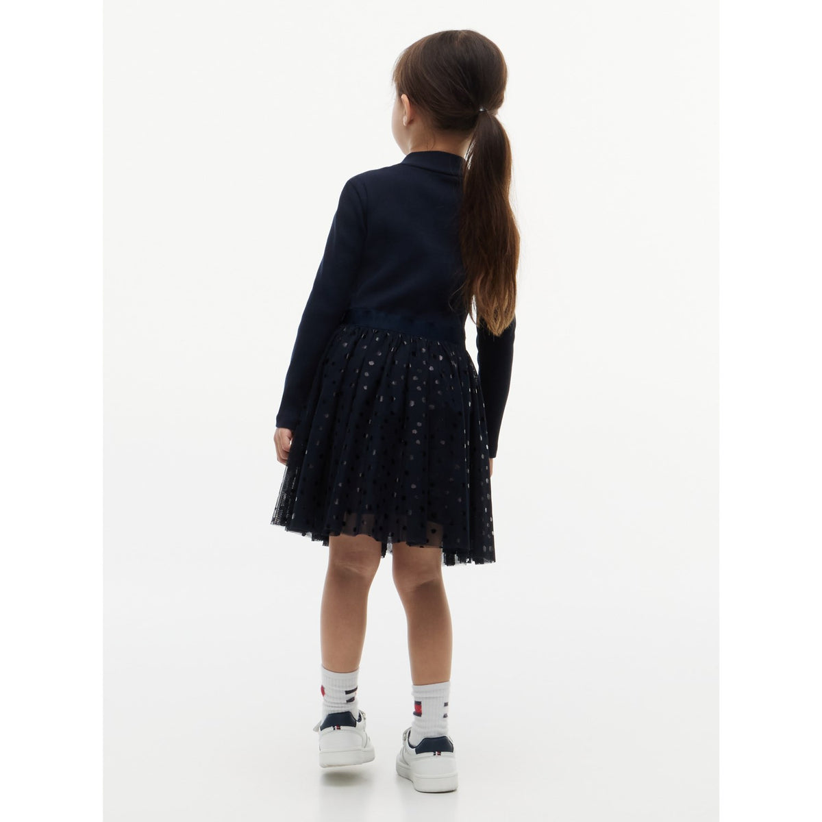 Tommy Hilfiger Dark Blue-Blue Lg Tulle Dress