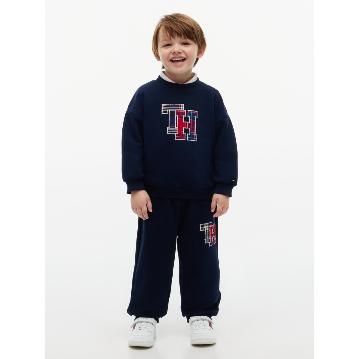 Tommy Hilfiger Dark Blue-Blue Lu Crewneck And Sweatpant Set
