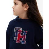 Tommy Hilfiger Dark Blue-Blue Lu Crewneck And Sweatpant Set
