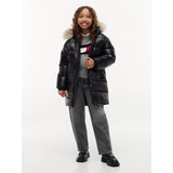 Tommy Hilfiger Black-Black Essential Long Down Jacket